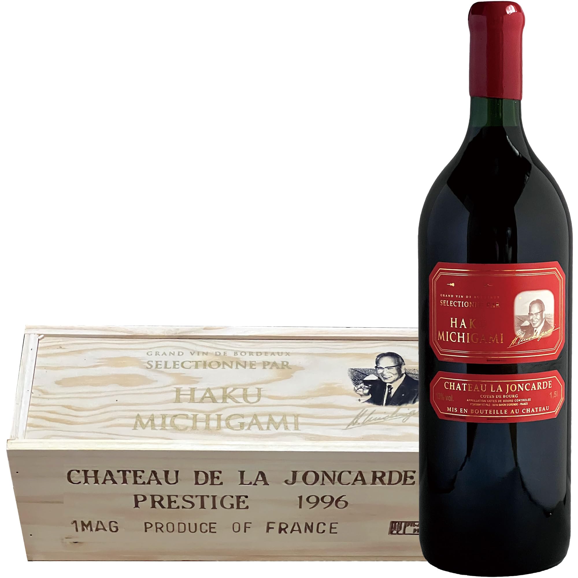 Amazon.co.jp: Chateau La John Card Red Label 1996 Magnum 1500 ml